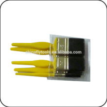 china yellow plastic handle paint brush